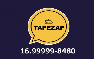 Na foto, uma ilustração com o telefone para informar e solicitar o serviço de tapa buracos realizado pela EMDEF. (16) 99999-8480